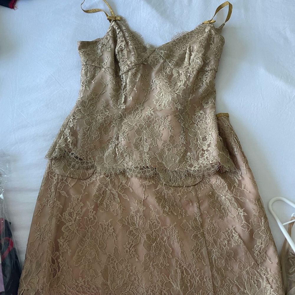 Tracy Reese Gold Cocktail Set